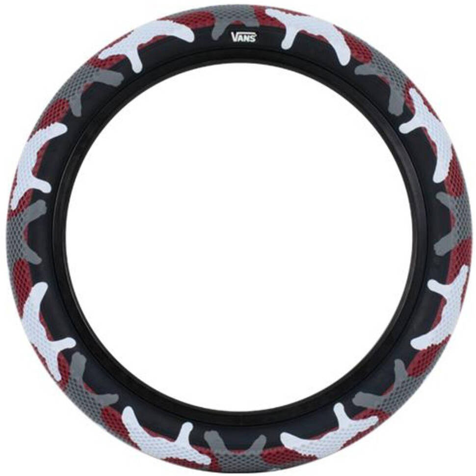 Cult Vans 29'' BMX Tyre - Red Camo/Black Sidewall