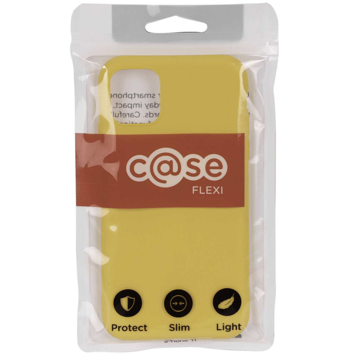 C@se Flexi iPhone 11 Case - Yellow