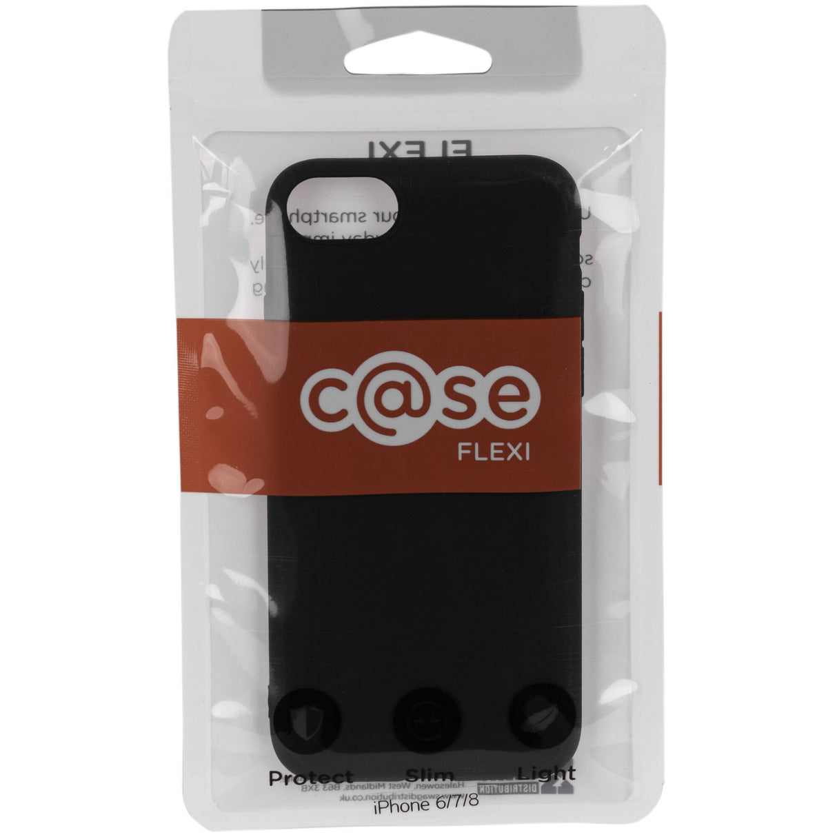 C@se Flexi iPhone 6/7/8 Case - Black