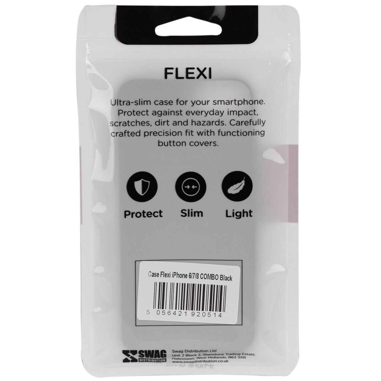C@se Flexi iPhone 6/7/8 Case - Black