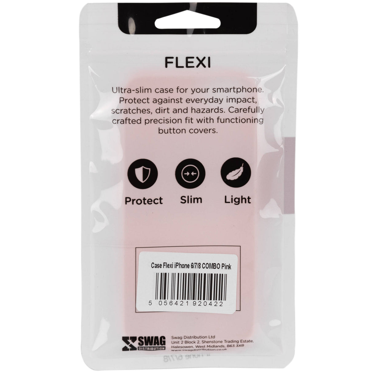 C@se Flexi iPhone 6/7/8 Case - Pink