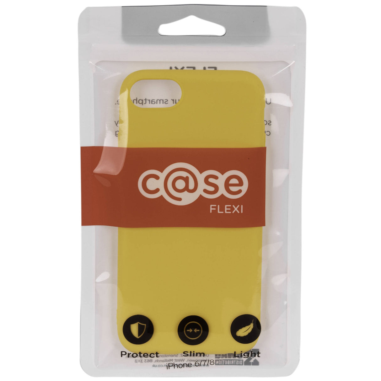 C@se Flexi iPhone 6/7/8 Case - Yellow