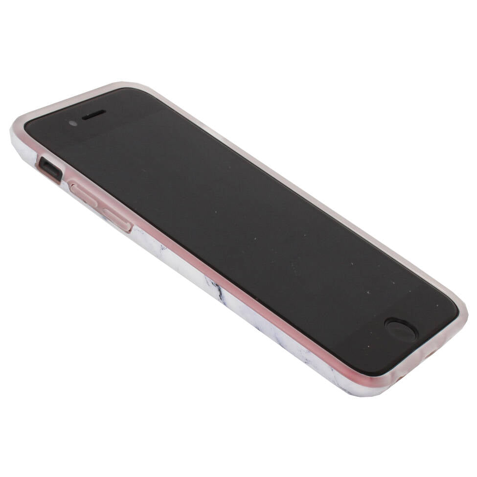 C@se Lux iPhone 6 Case - White Shadow Marble