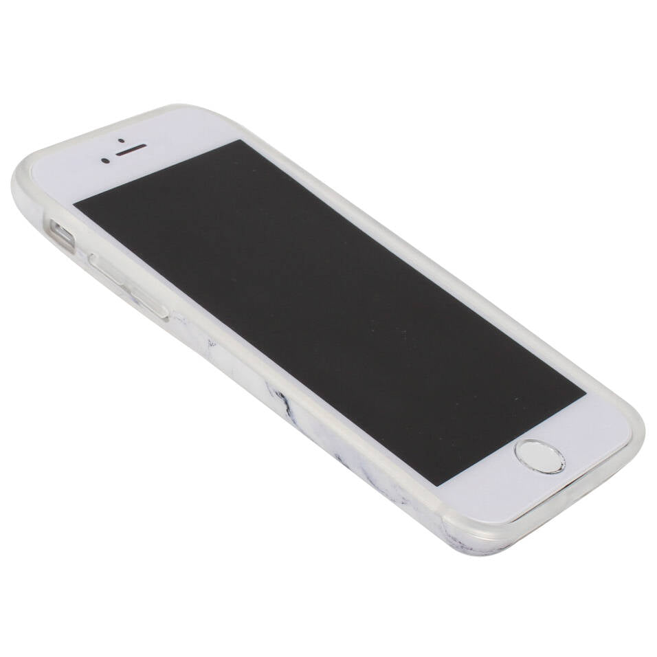 C@se Lux iPhone 7/8 Case - White Shadow Marble