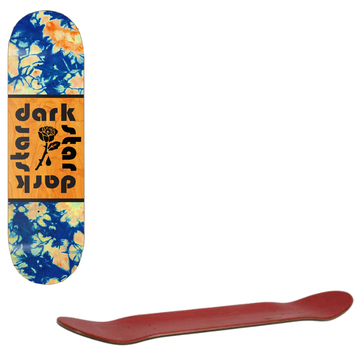 Darkstar Forty Skateboard Deck - Orange 8.125"