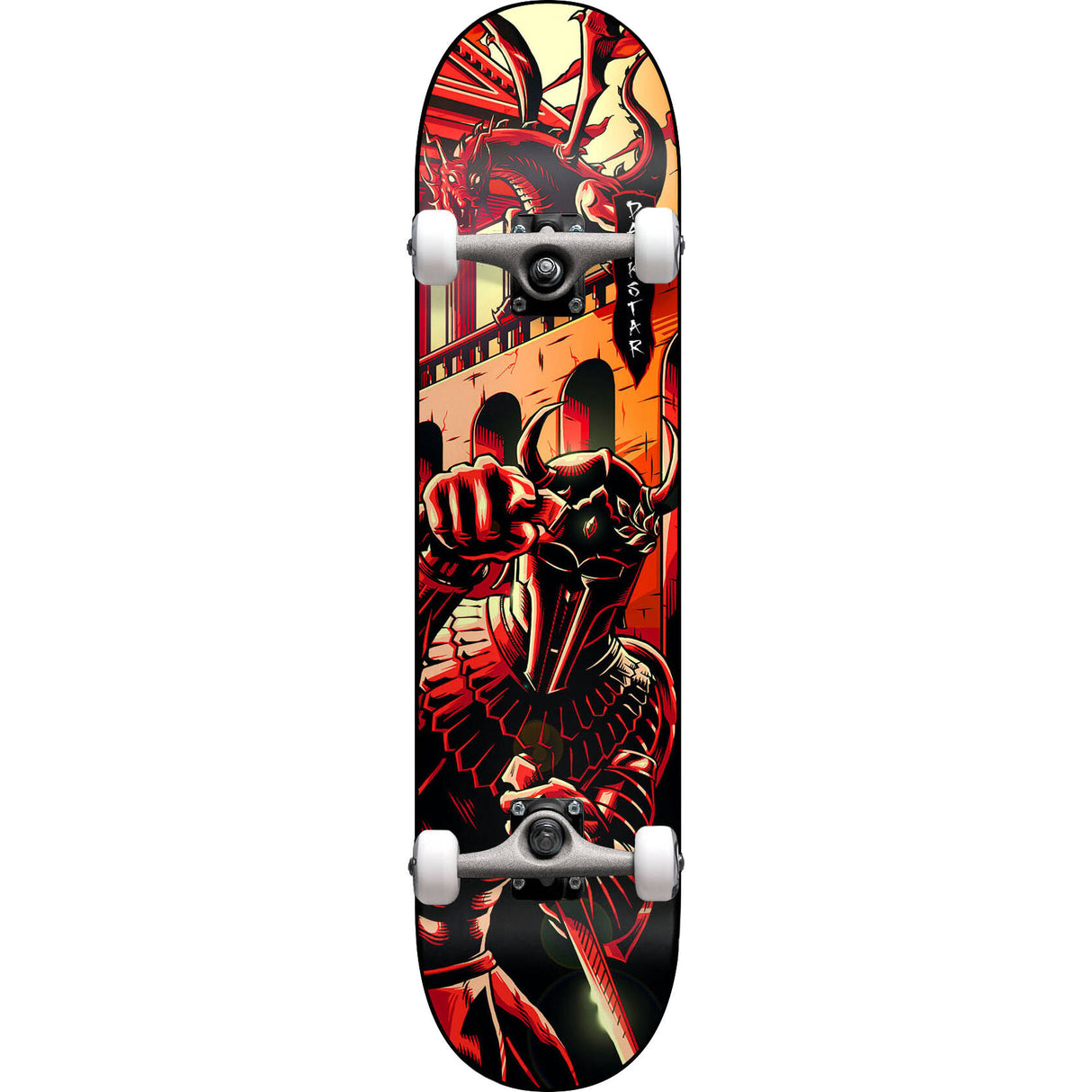 Darkstar Inception Dragon FP Complete Skateboard - Red 8.125"