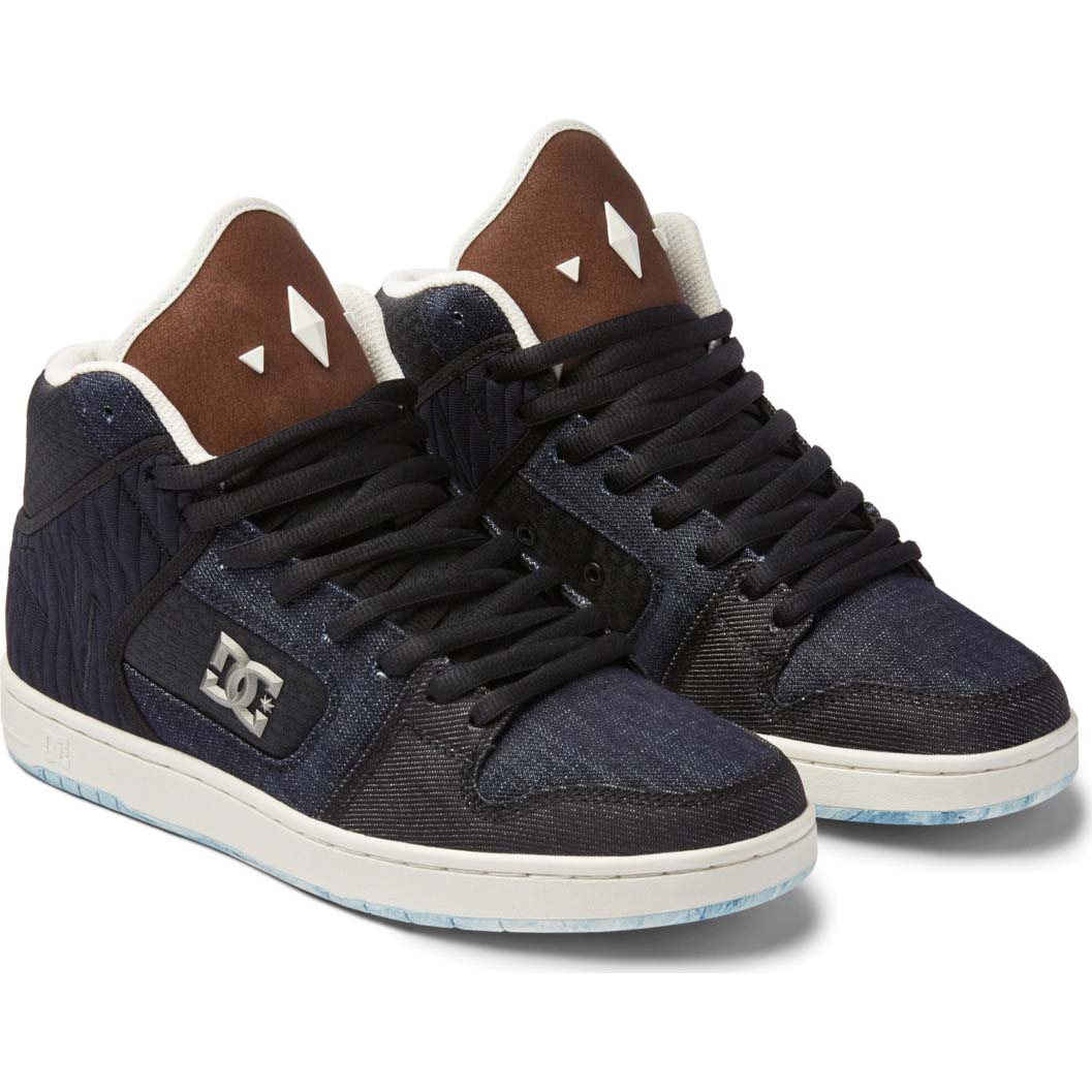DC x Mandalorian Manteca Hi Skate Shoes - Black/Brown/Black
