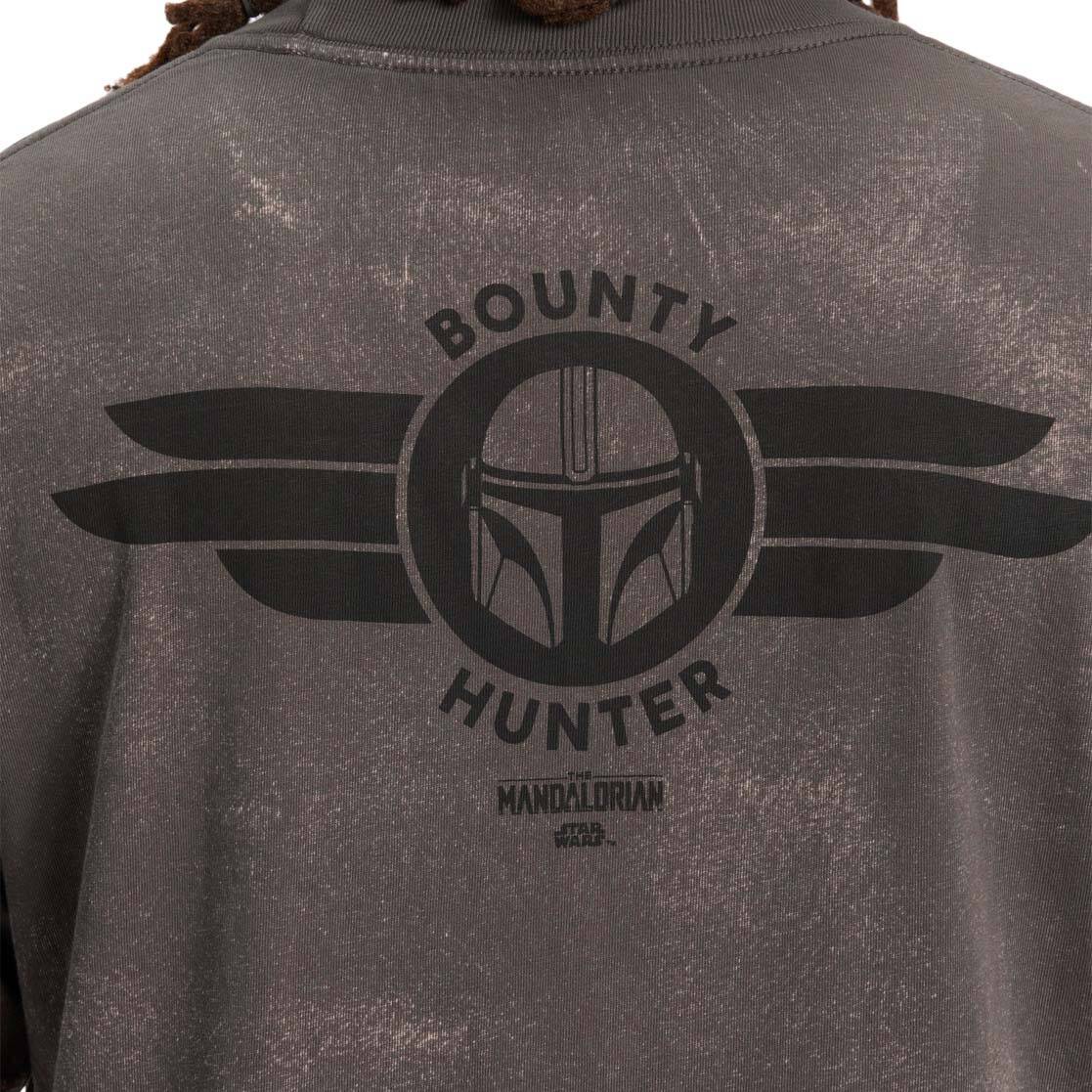 DC x Mandalorian Mando Travel T Shirt - Dark Shadow Rain Wash