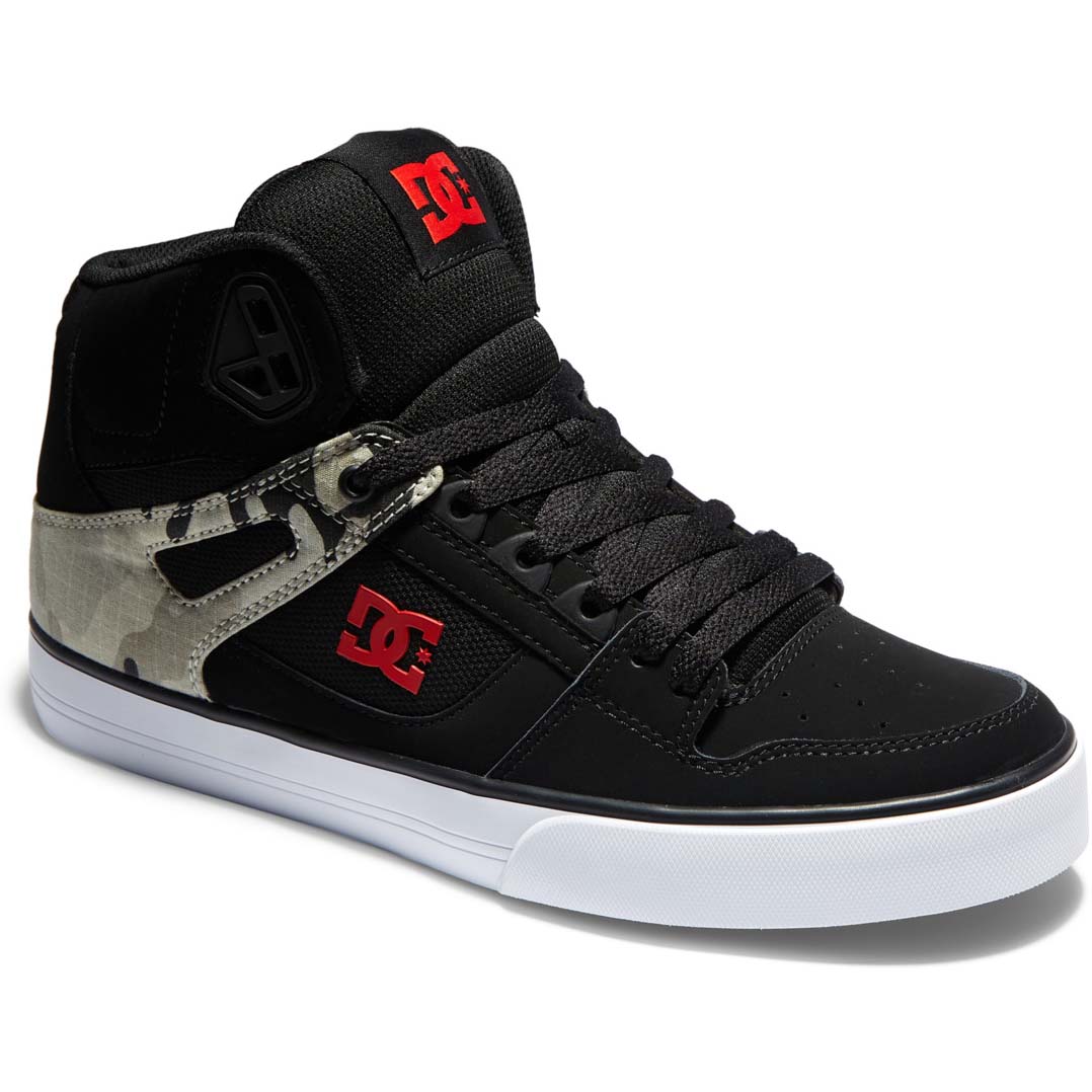 DC Pure High-Top Skate Shoes - Astro Camo/Black