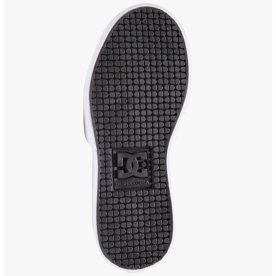 DC Kalis Vulc Youth Skate Shoes - Black/Grey/Red
