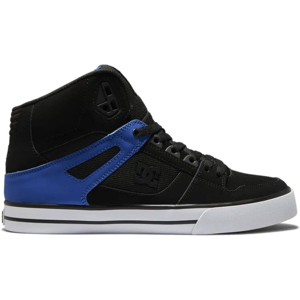 DC Pure High-Top WC Skate Shoes - Black/Blue UK 8
