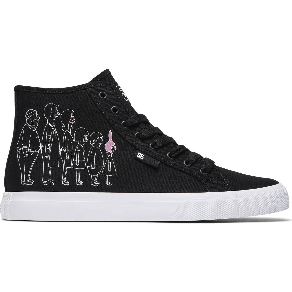 DC Bob Manual High Skate Shoes - Black