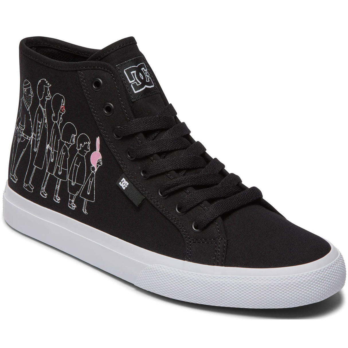 DC Bob Manual High Skate Shoes - Black