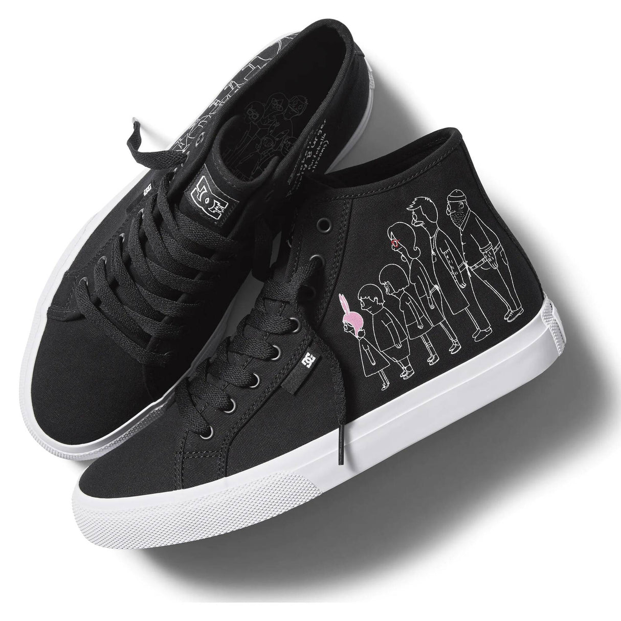 DC Bob Manual High Skate Shoes - Black