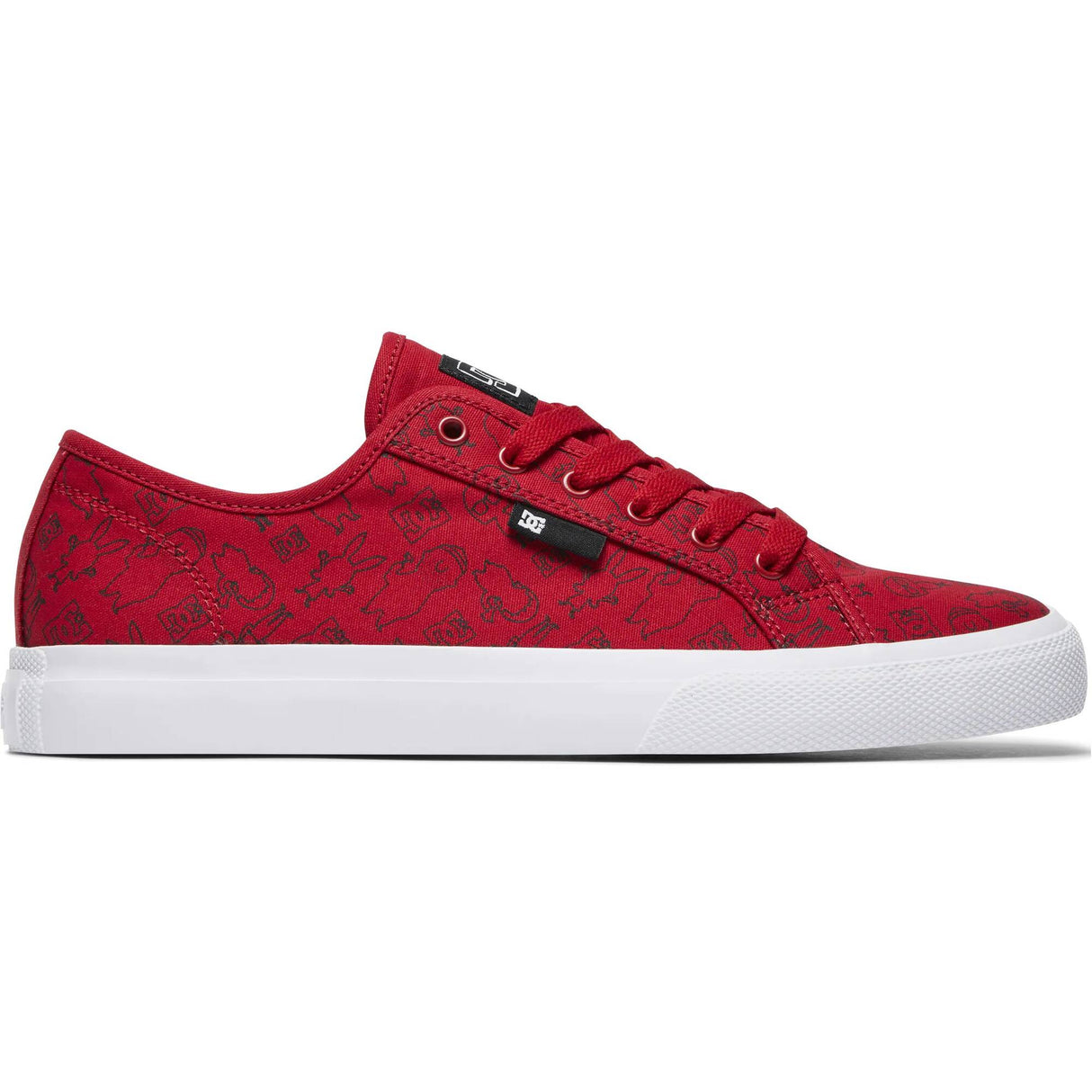 DC Bob Manual Skate Shoes - Red