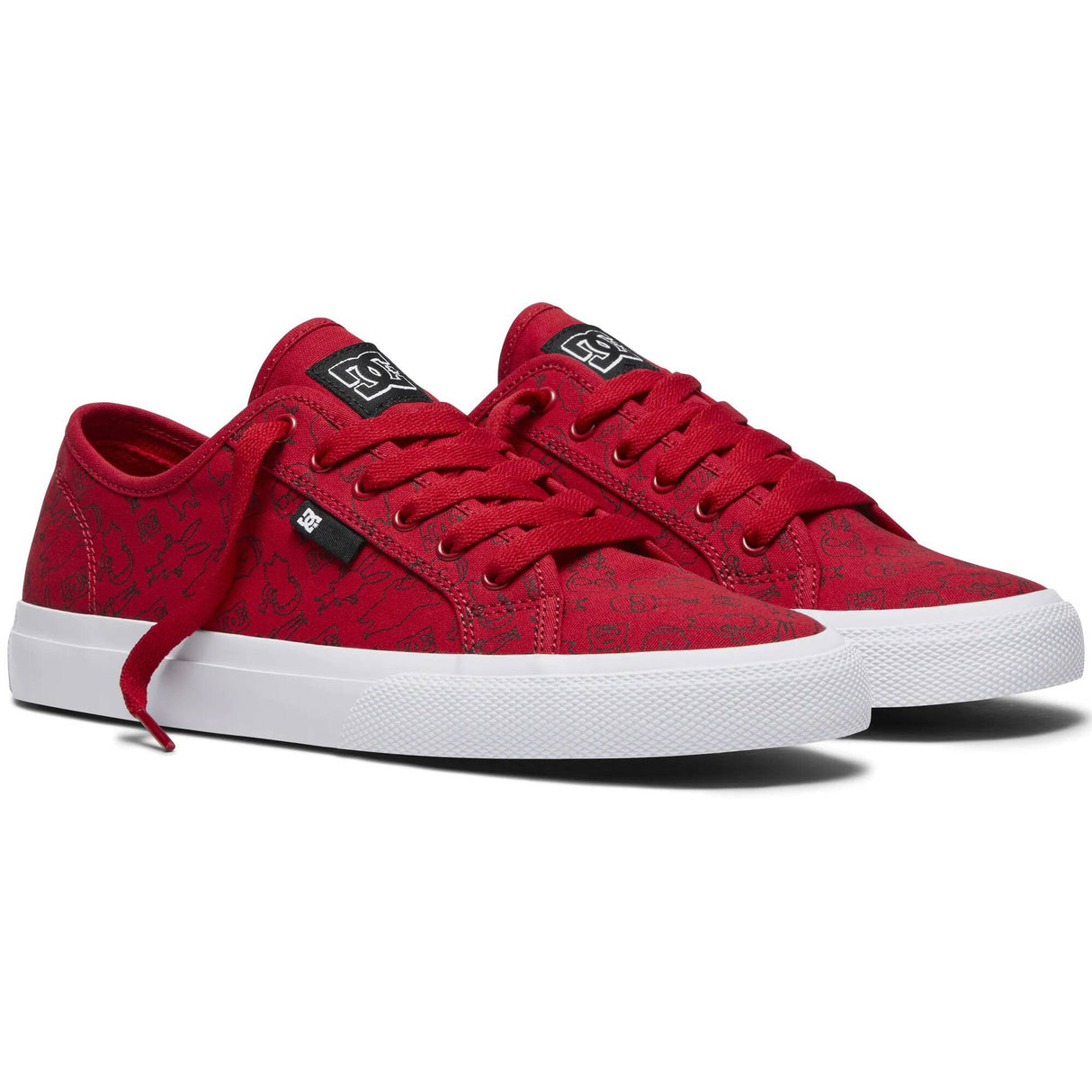 DC Bob Manual Skate Shoes - Red