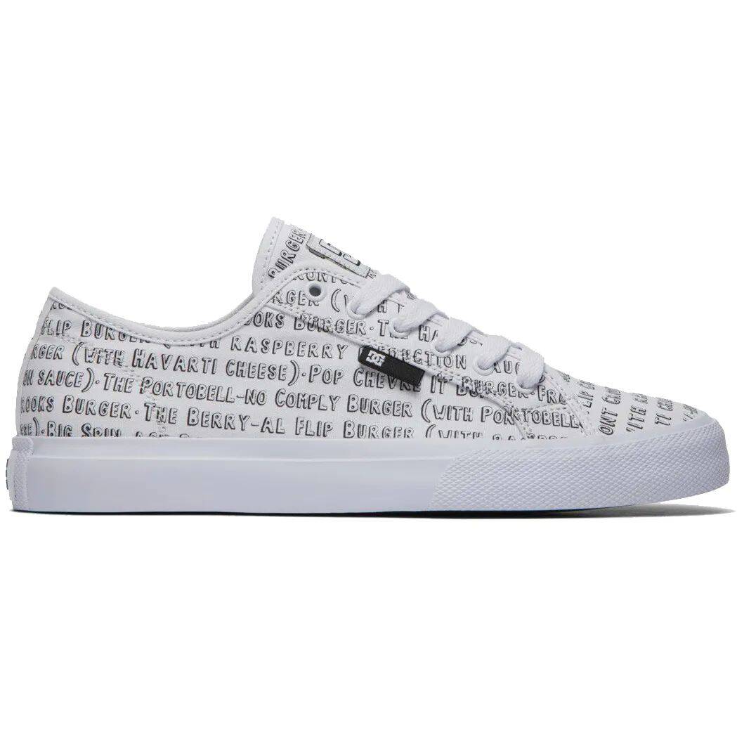 DC Bob Manual Skate Shoes - White