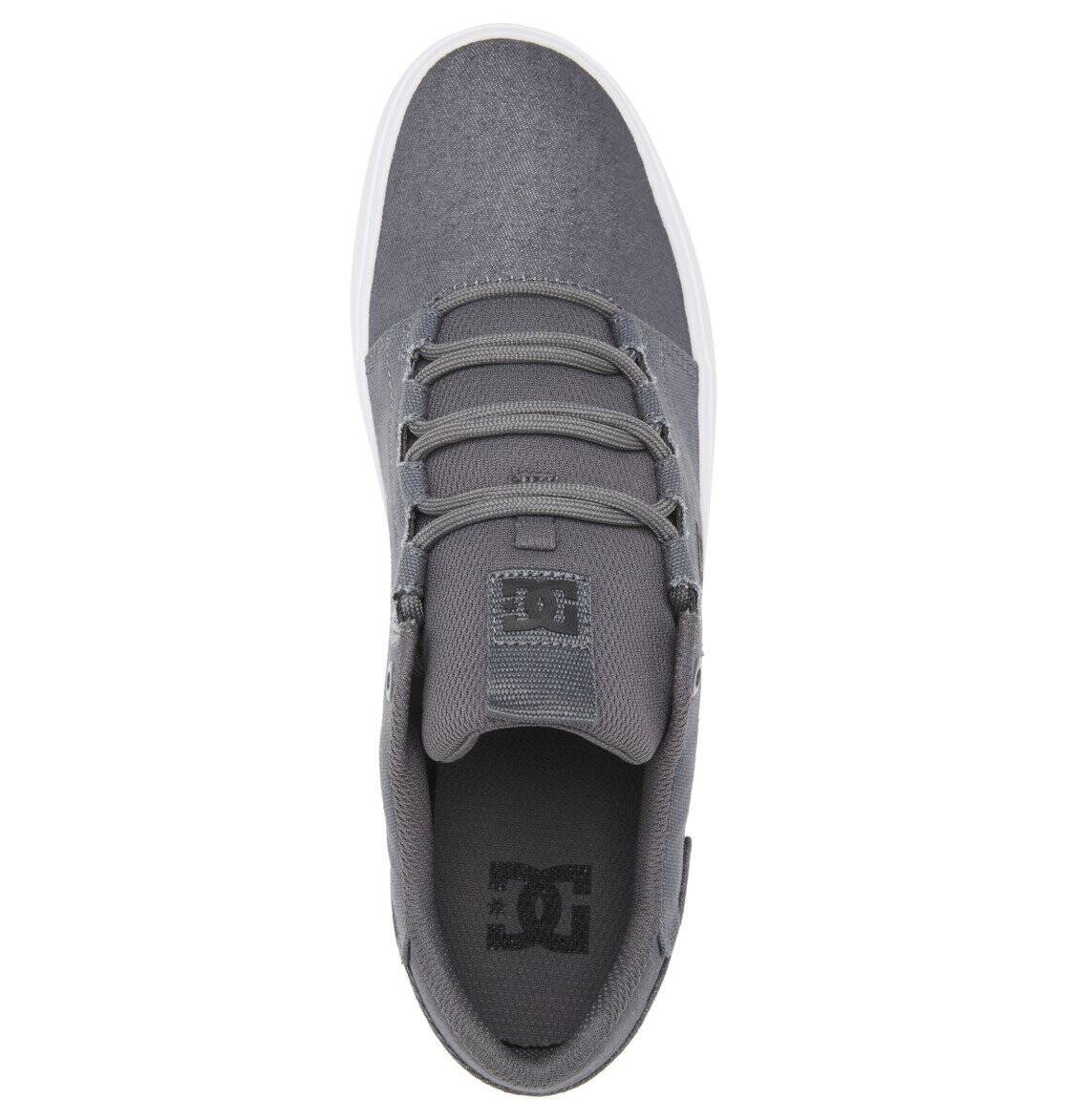 DC Hyde Skate Shoes - Grey/Grey/Grey