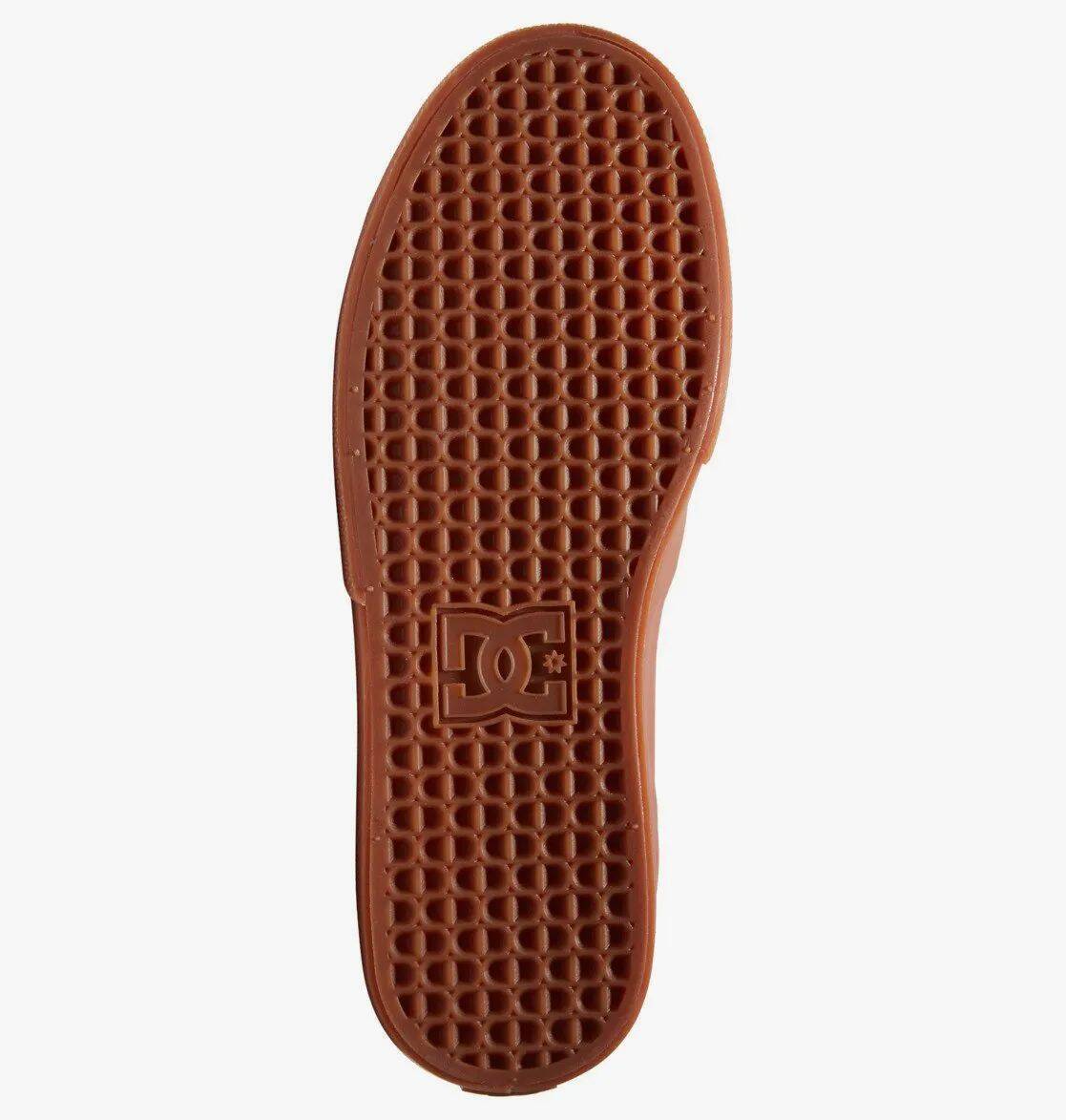 DC Kalis Vulc Mid Skate Shoes - Black/Black/Gum