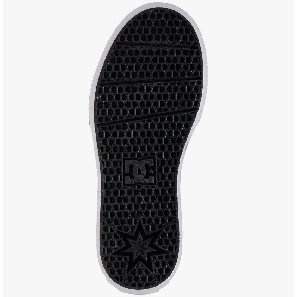 DC Manual Kids Skate Shoes - Black/White