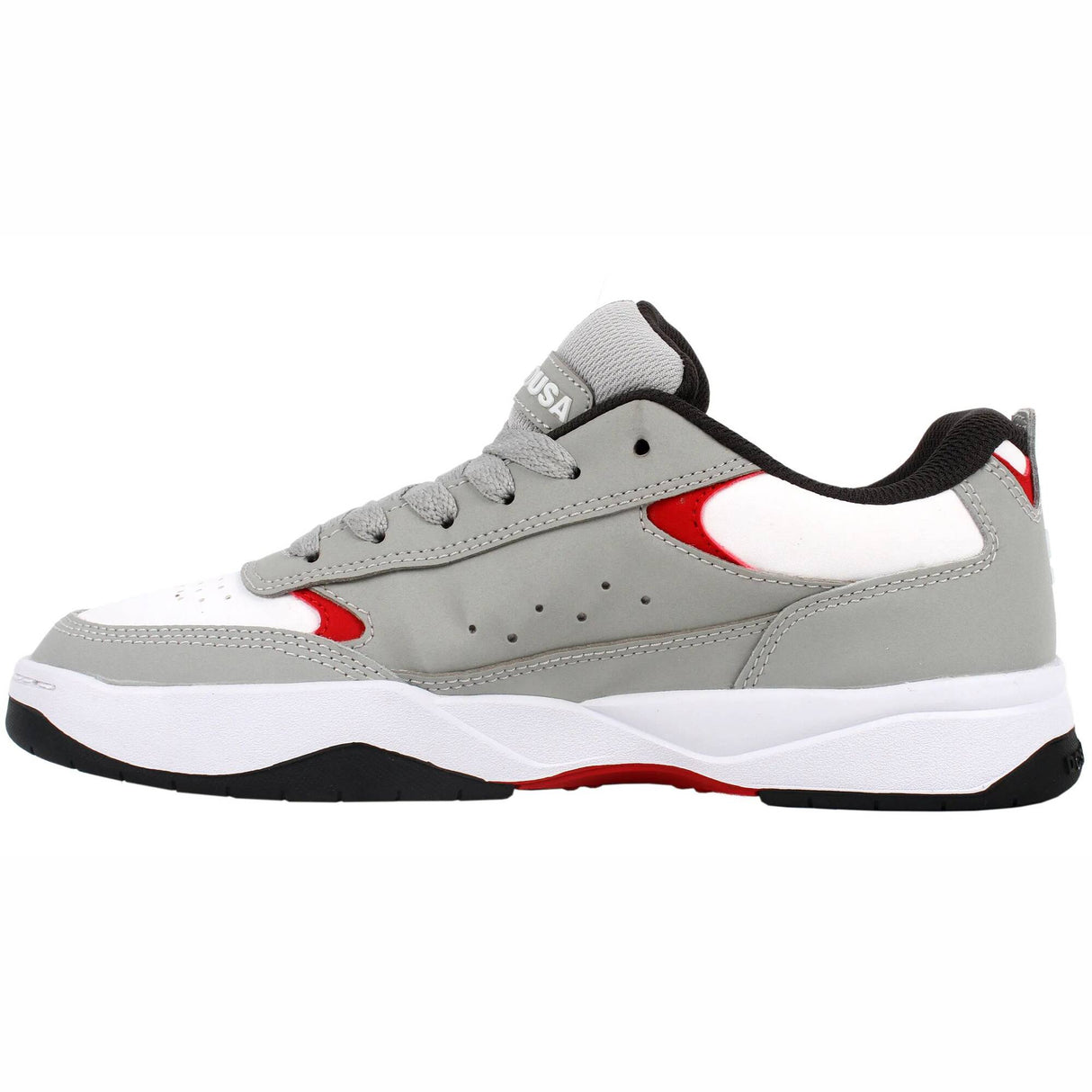 DC Central Skate Shoes - Grey/Red/White