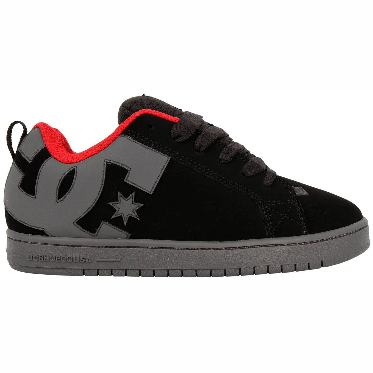 DC Court Graffik Skate Shoes - Black/Dark Slate