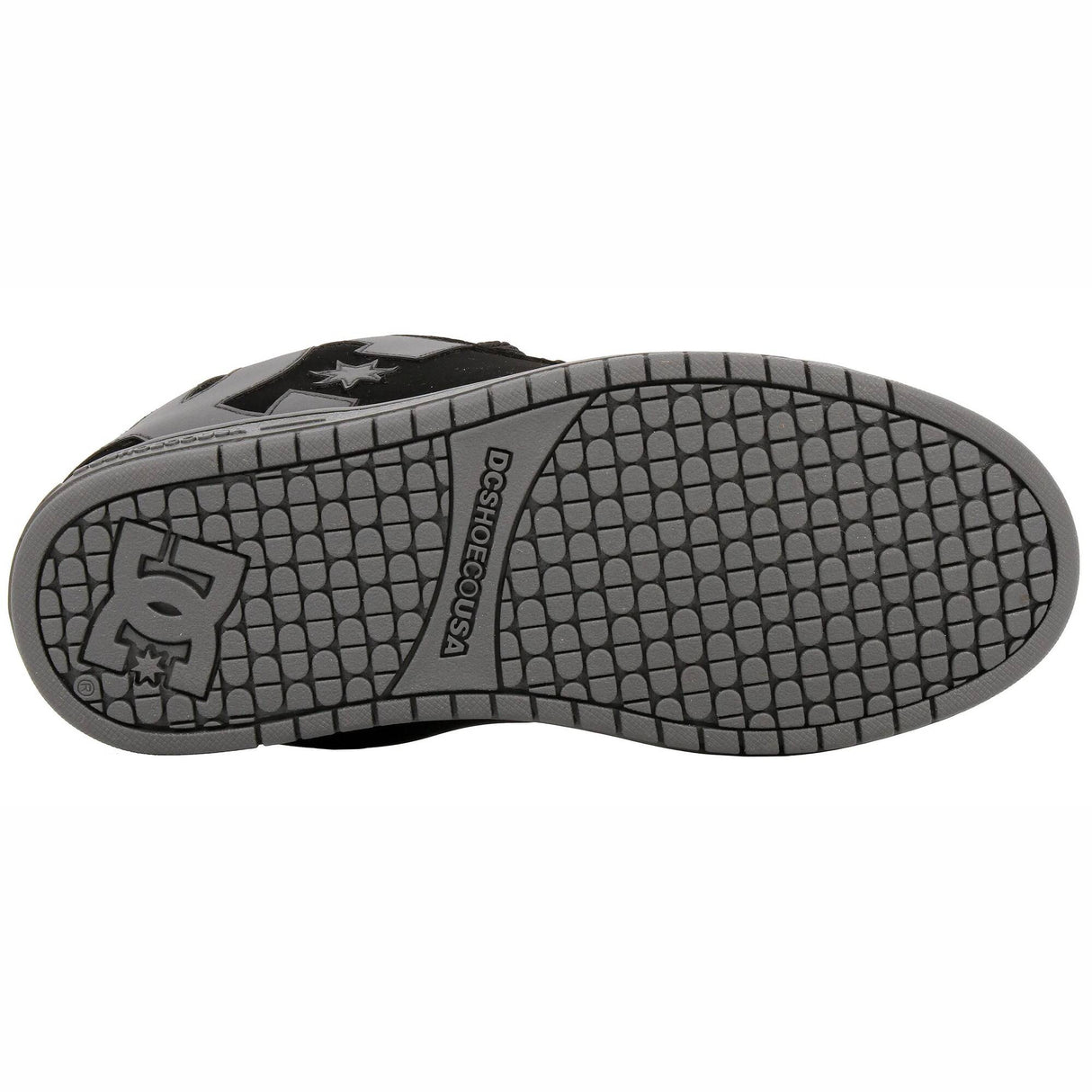 DC Court Graffik Skate Shoes - Black/Dark Slate