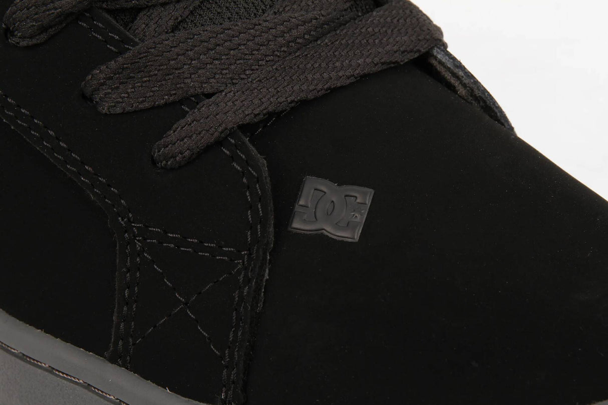 DC Court Graffik Skate Shoes - Black/Dark Slate