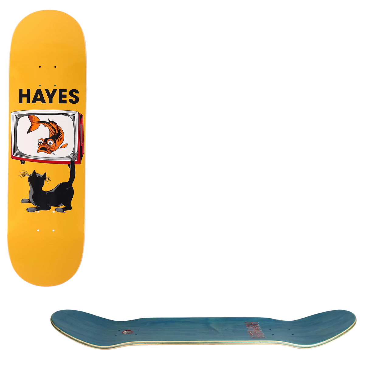 Deathwish TV Dinner Skateboard Deck - Hayes 8.25"
