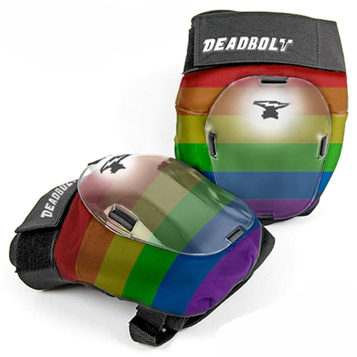 Deadbolt Grandslam Knee Pads-Rainbow
