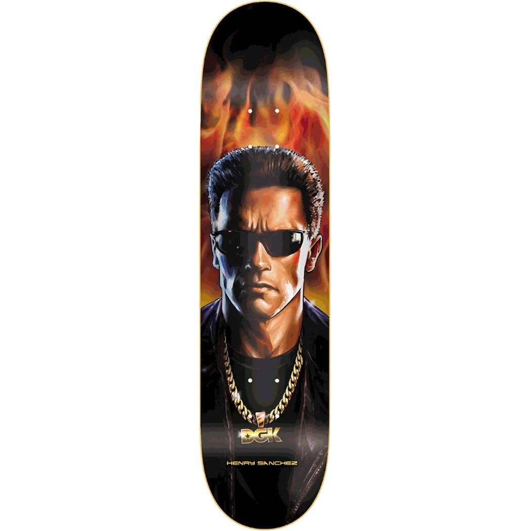 DGK T2 Lenticular Skateboard Deck - Sanchez 8"