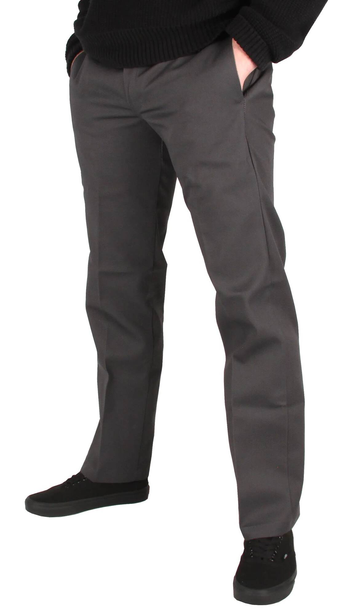 Dickies 873 Slim Straight Work Pant - Charcoal Grey