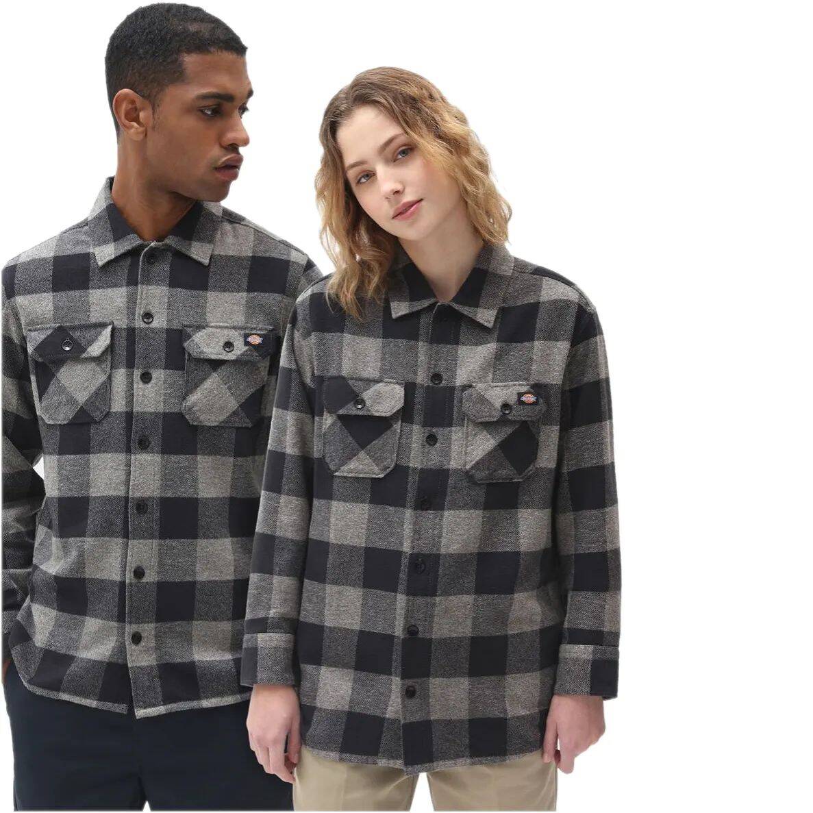 Dickies Sacramento Long Sleeve Shirt - Grey Melange