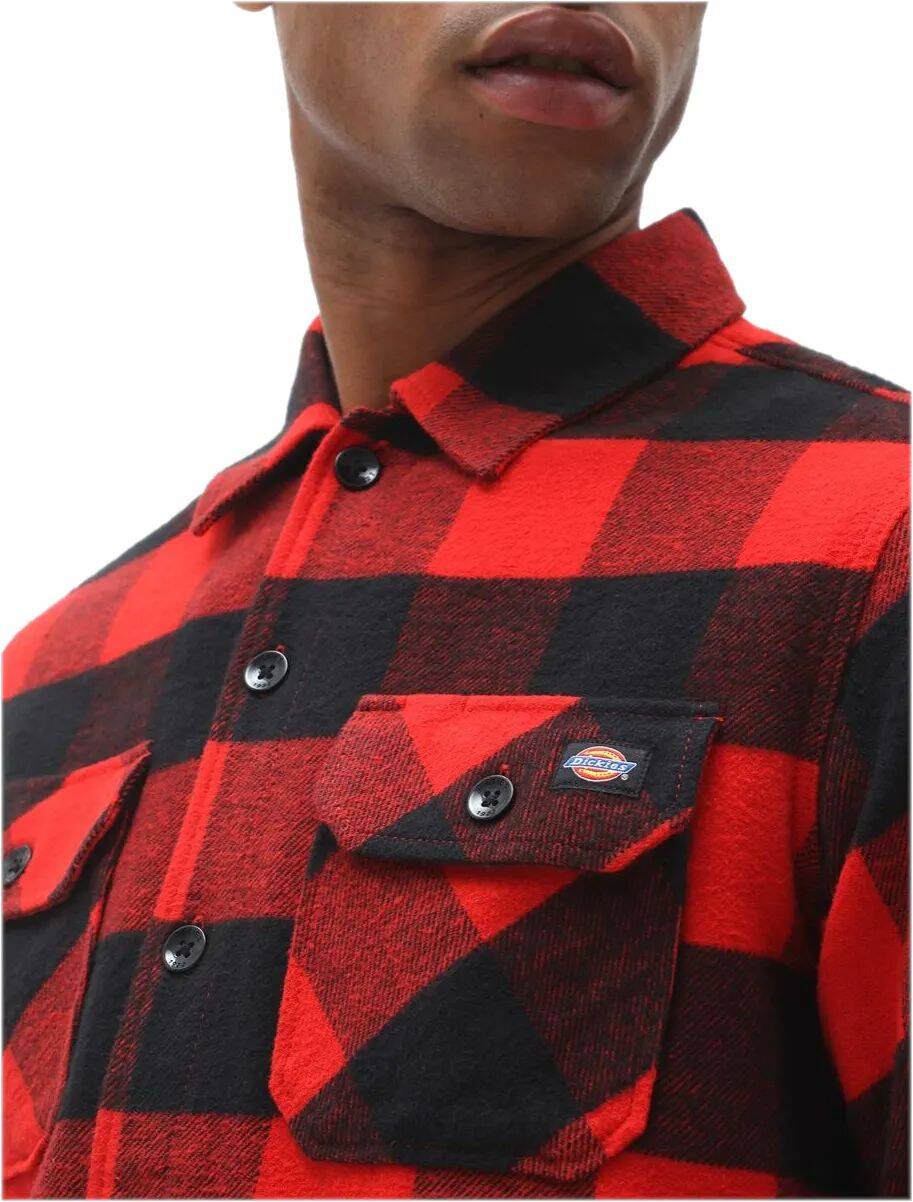 Dickies Sacramento Long Sleeve Shirt - Red