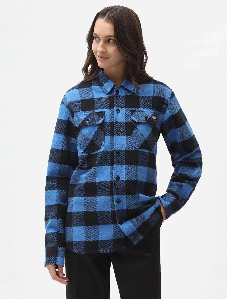 Dickies Sacramento Long Sleeve Shirt - True Blue