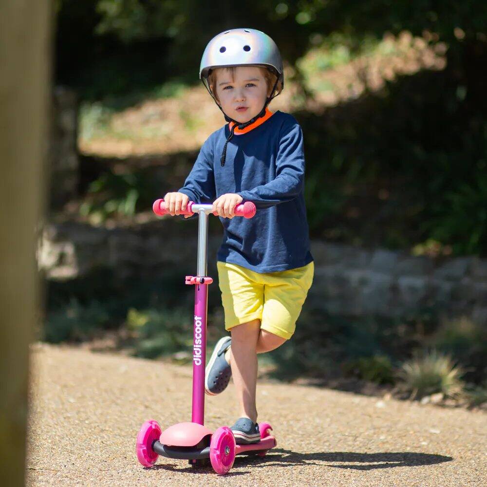 Didicar Didiscoot Three Wheeled Scooter - Pink