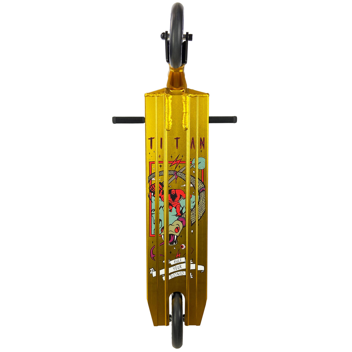 District Titan Stunt Scooter - Gold/Black