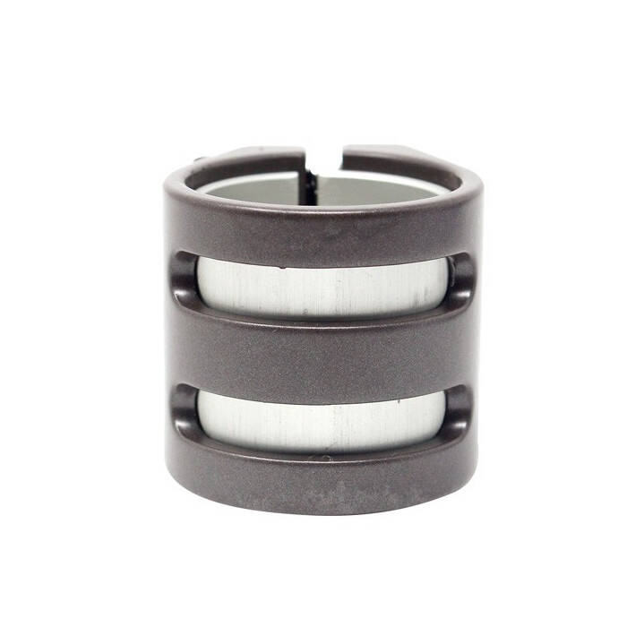 District Double Light Scooter Clamp - Titanium Grey