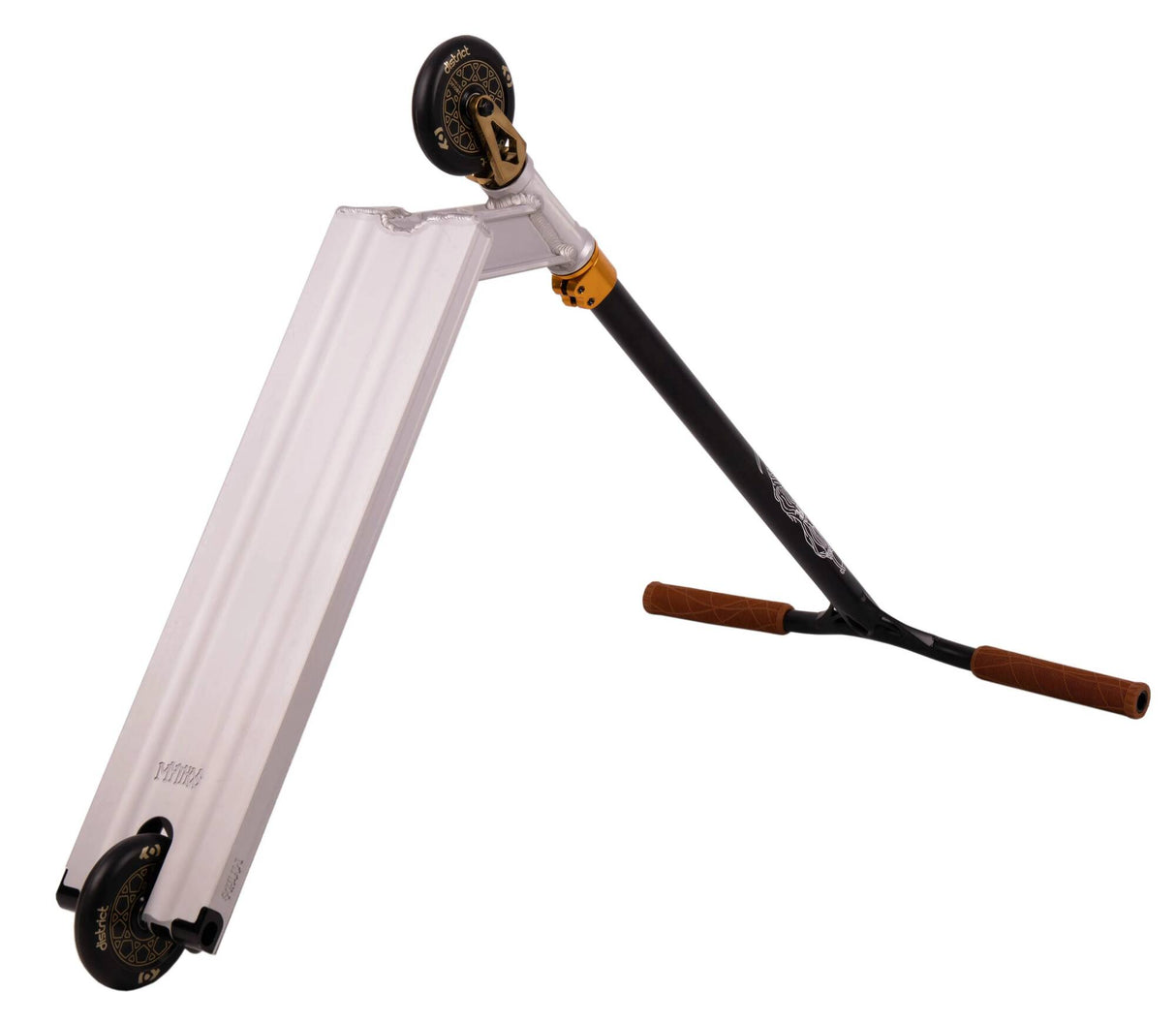 District x Blunt Envy Custom Stunt Scooter - Raw/Black/Gold