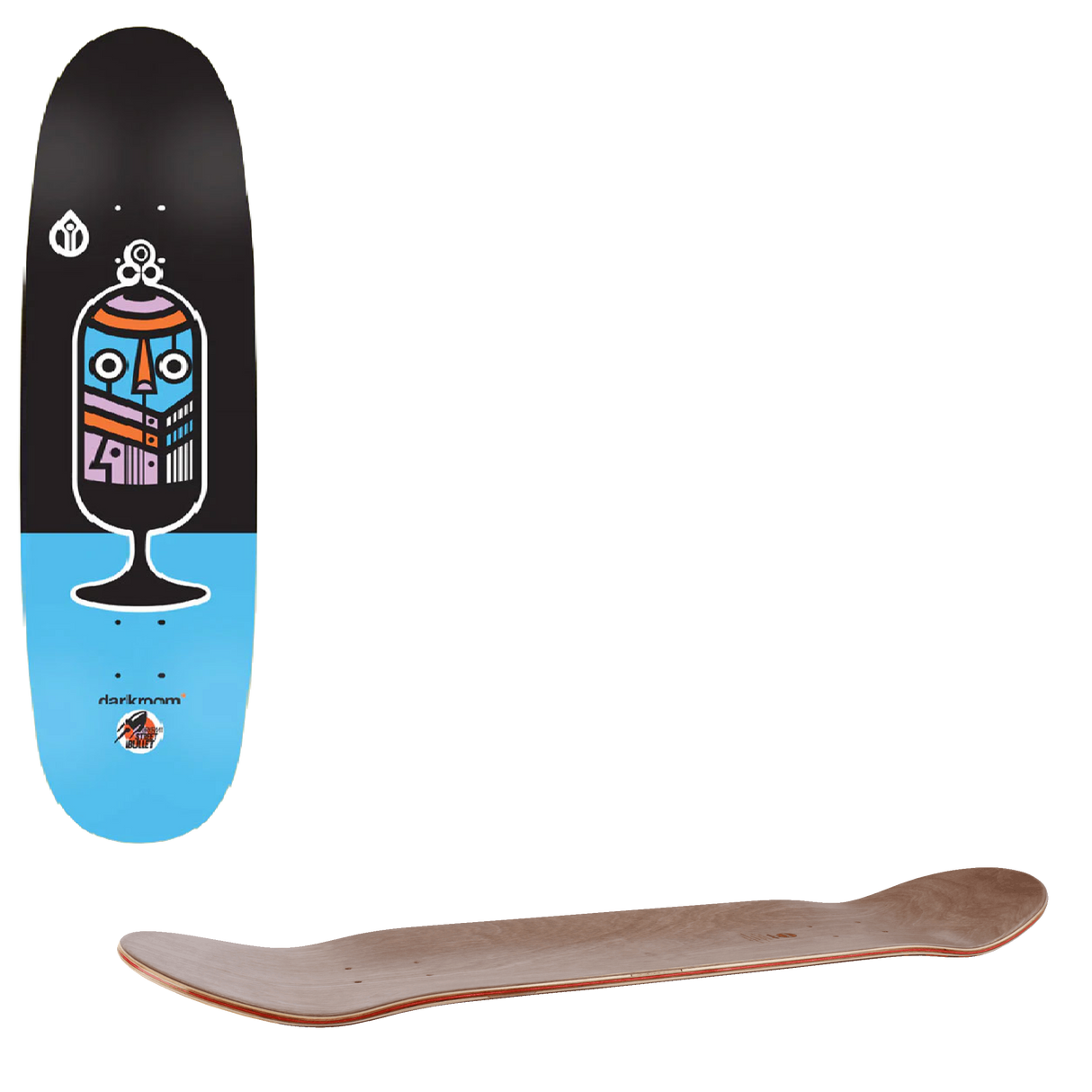 Darkroom Street Bullet Skateboard Deck 8.75"