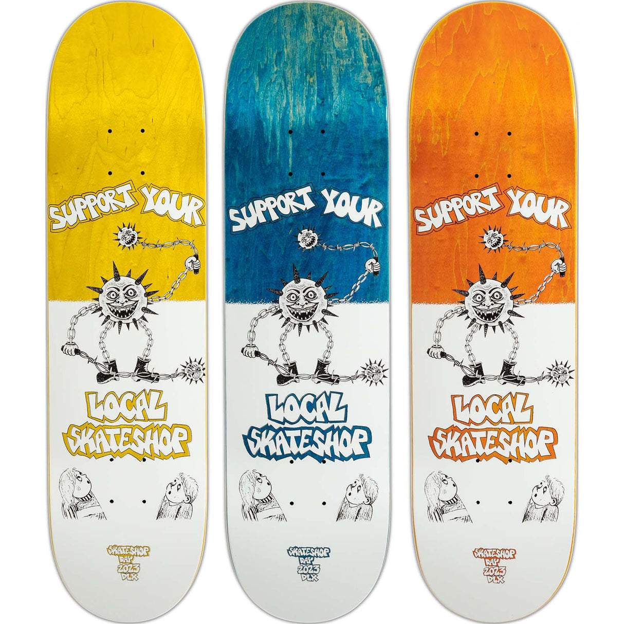 Deluxe x Skateshop Day Skateboard Deck - Gigliotti 8.5"