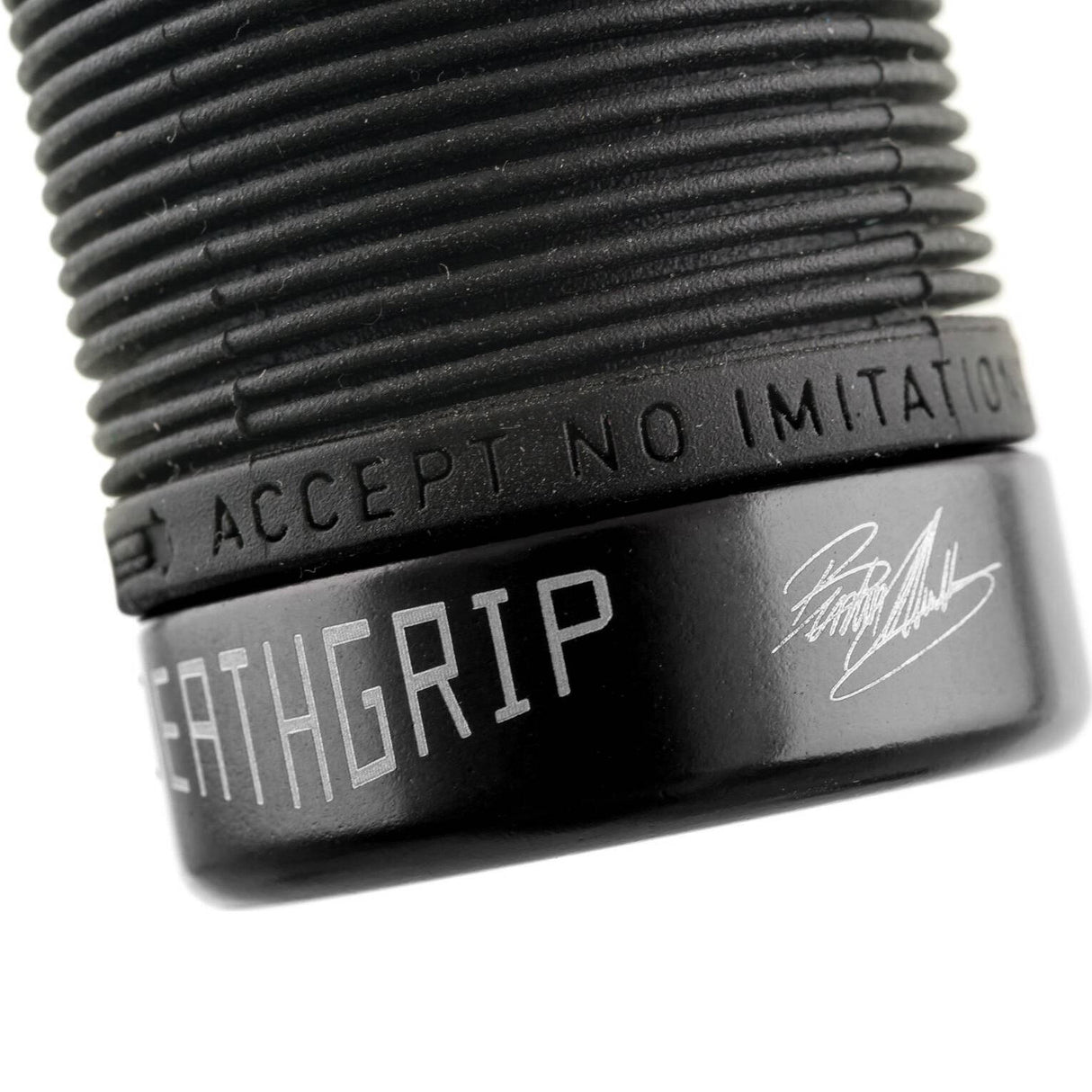 DMR Brendog Deathgrip Race Mountain Bike Grips - Black, Thick Flangeless