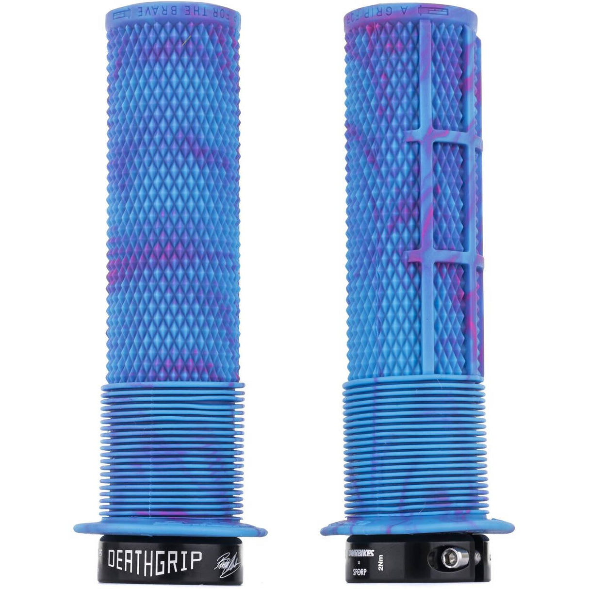 DMR Brendog DeathGrip Thick Flanged Mountain Bike Grips - Miami