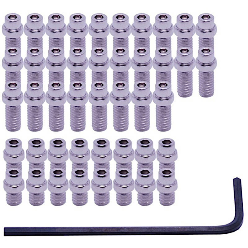 DMR Flip Pin Set for Vault Pedal (44pcs) Pedal Pins - Silver