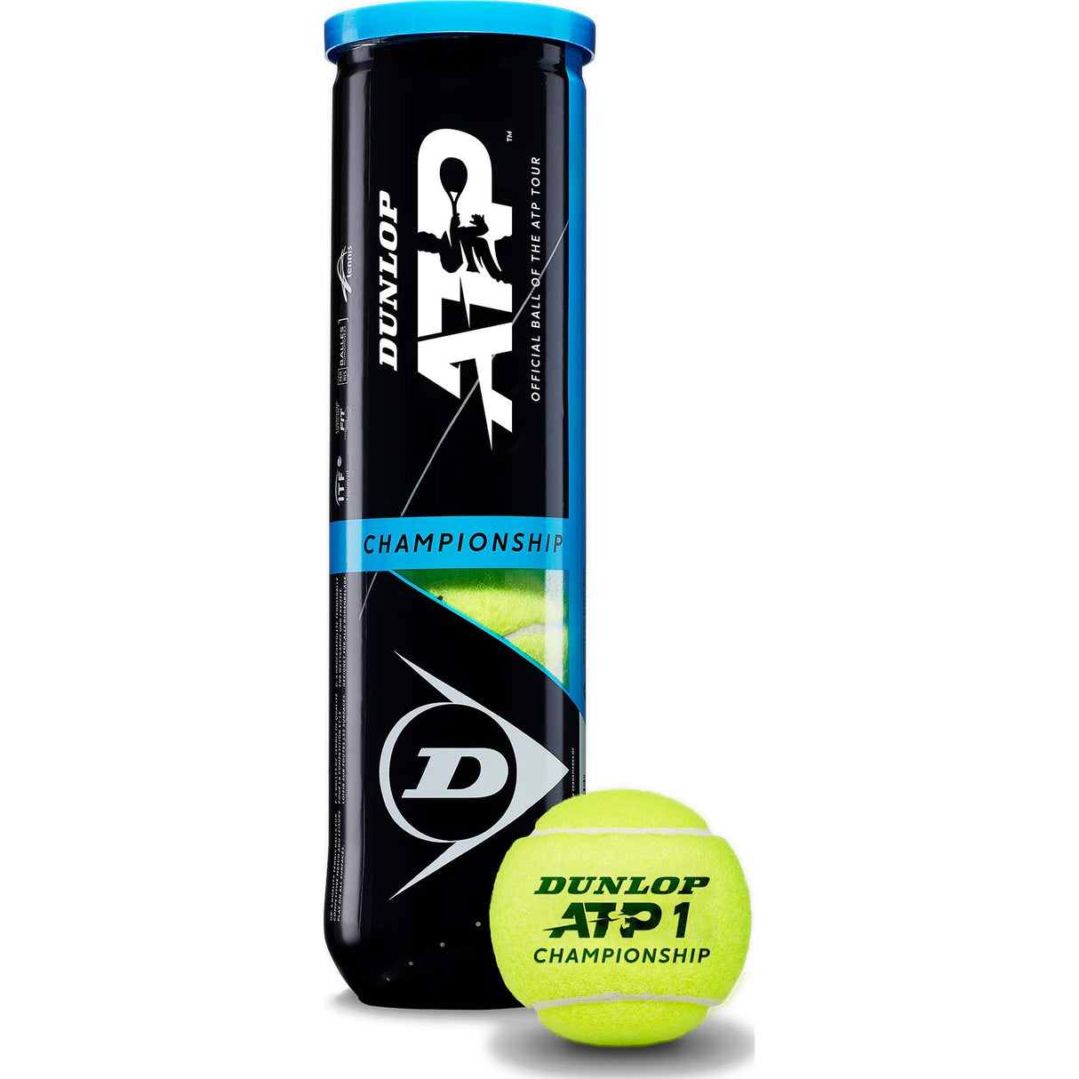 Dunlop ATP Championship Tennis Balls (Tube of 3)