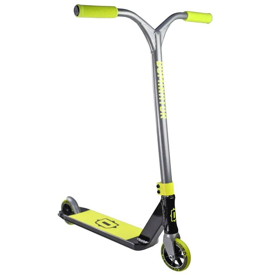 Dominator Airborne Stunt Scooter - Black/Neon Yellow