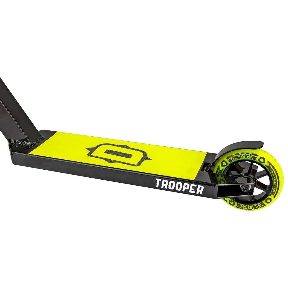 Dominator Trooper Stunt Scooter - Black/Neon Yellow