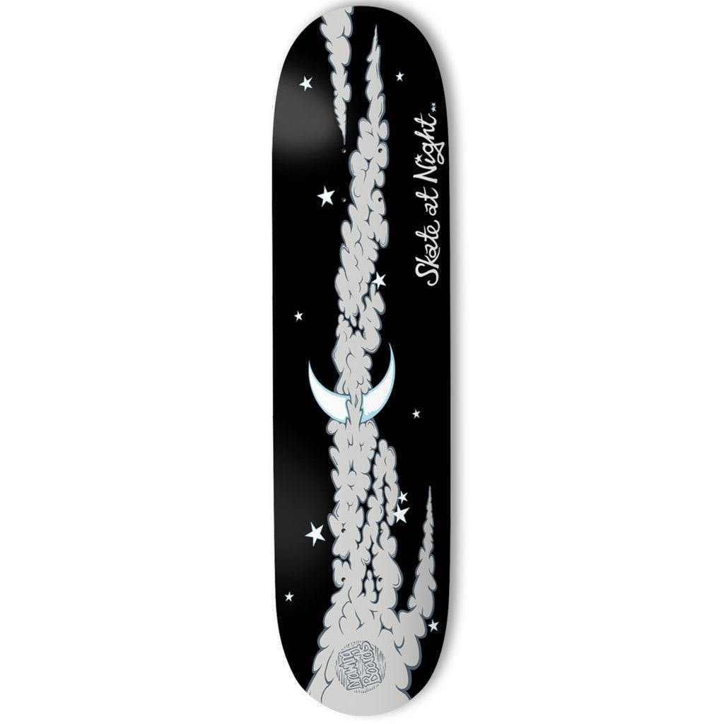 Drawing Boards Skate At Night Skateboard Deck - 8''