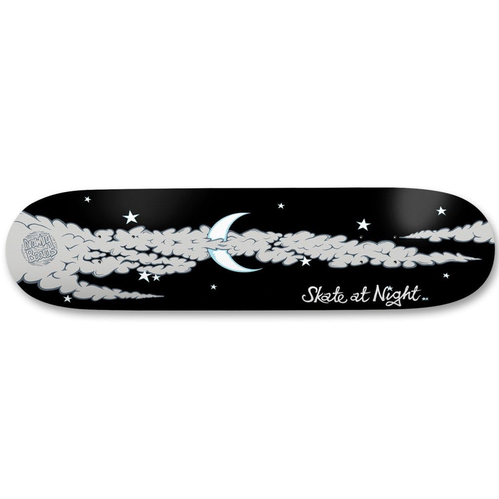 Drawing Boards Skate At Night Skateboard Deck - 7.75''