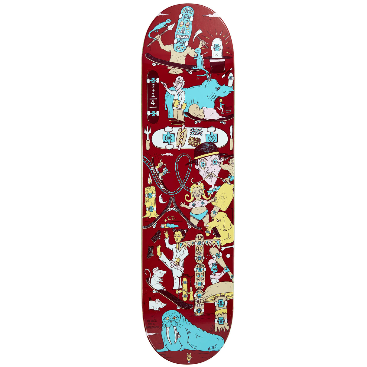 Drawing Boards 101 Series Skateboard Deck - One 8.32"
